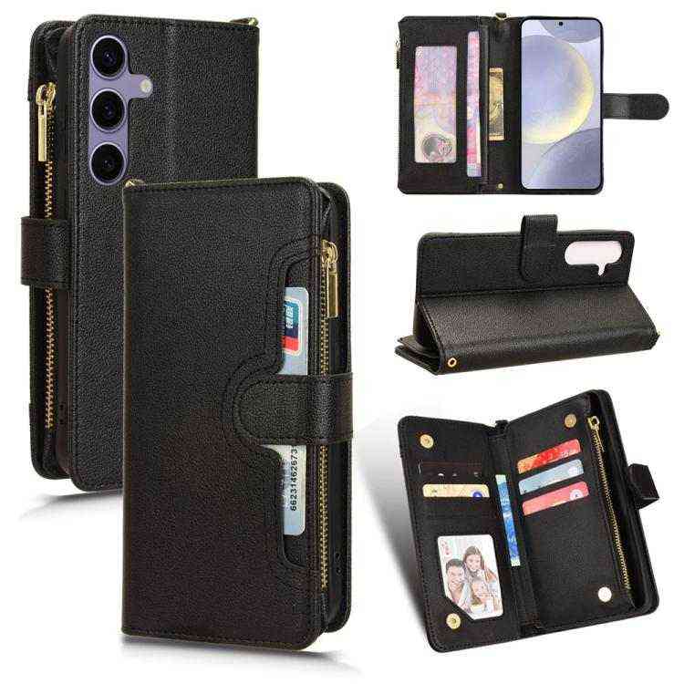 Leder Handyhülle mir Reißverschluss für Samsung Galaxy S25 | S25+ | S25 Ultra | S24 Ultra | S24+ | S24