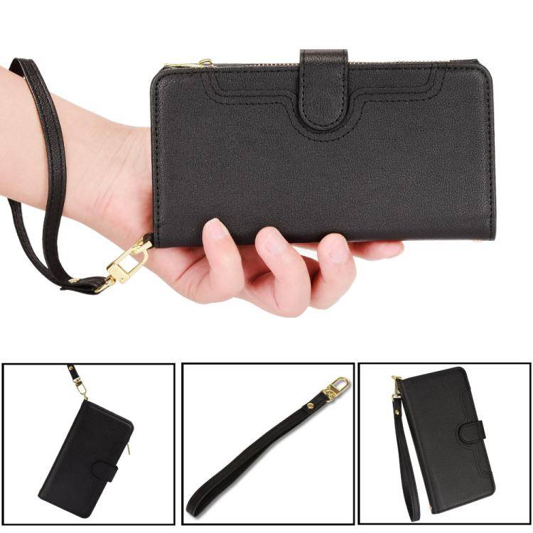 Leder Handyhülle mir Reißverschluss für Samsung Galaxy S25 | S25+ | S25 Ultra | S24 Ultra | S24+ | S24