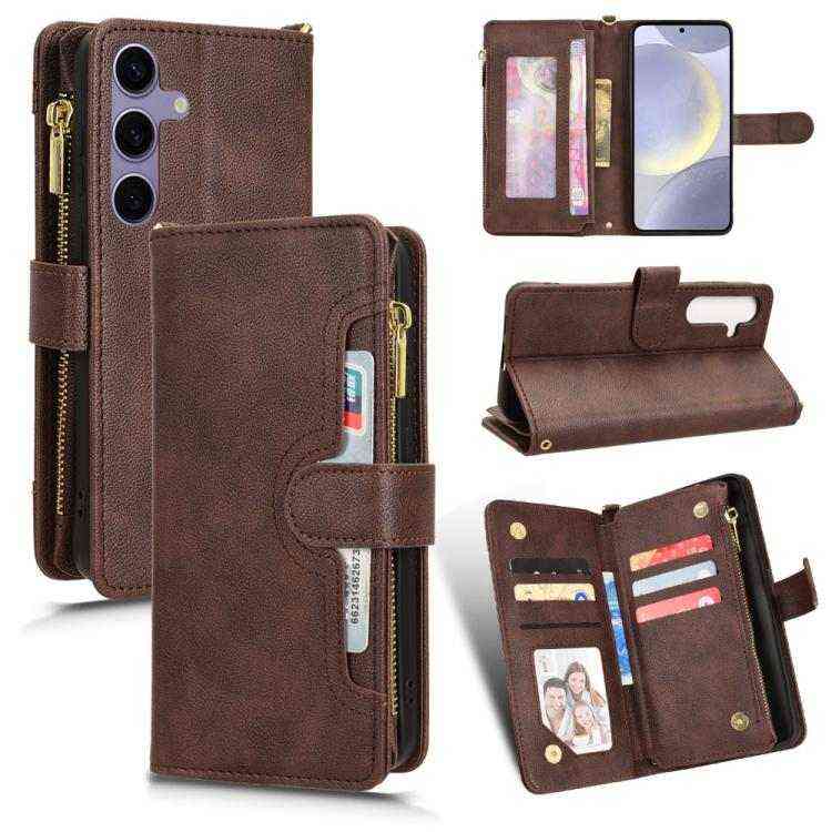 Leder Handyhülle mir Reißverschluss für Samsung Galaxy S25 | S25+ | S25 Ultra | S24 Ultra | S24+ | S24