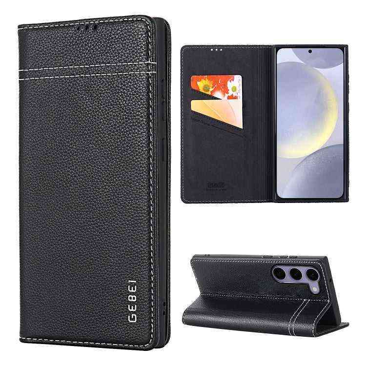 GEBEI Echtleder Handyhülle für Samsung Galaxy S25 | S24 | Plus | Ultra