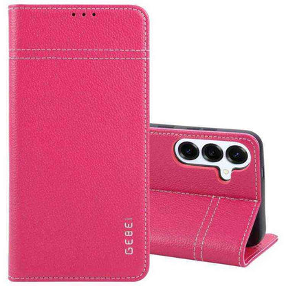 GEBEI Echtleder Handyhülle für Samsung Galaxy S25 | S24 | Plus | Ultra