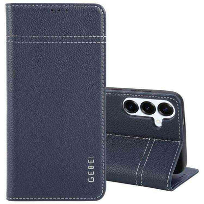 GEBEI Echtleder Handyhülle für Samsung Galaxy S25 | S24 | Plus | Ultra