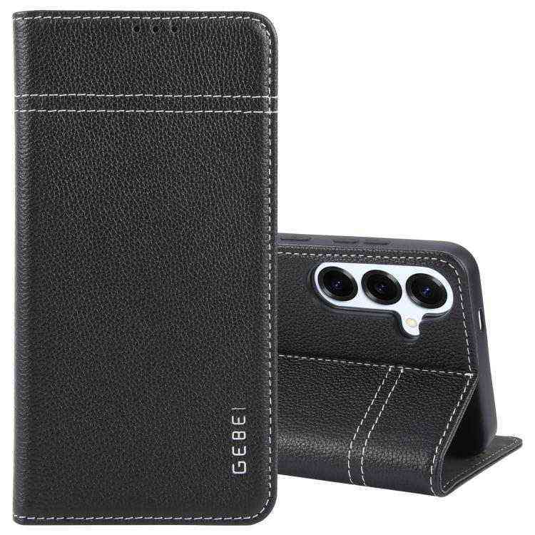 GEBEI Echtleder Handyhülle für Samsung Galaxy S25 | S24 | Plus | Ultra