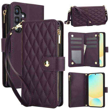 Leder Handyhülle mit Umhängeband für Samsung Galaxy S25 | S24 | S25+ / S24+ | S25 Ultra | S24 FE