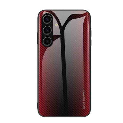 Glas Backcover Farbverlauf rot