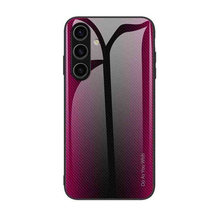Glas Backcover Farbverlauf magenta