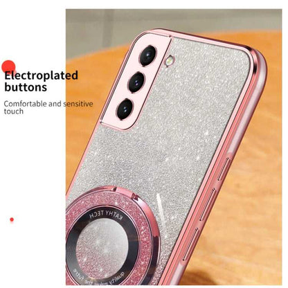 Glitzer TPU Handyhülle mit Ständer für Samsung Galaxy S21 5G | S21+ 5G | S21 Ultra 5G | S20 Ultra | S20 | S20+