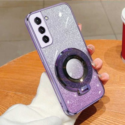 Glitzer TPU Handyhülle mit Ständer für Samsung Galaxy S21 5G | S21+ 5G | S21 Ultra 5G | S20 Ultra | S20 | S20+
