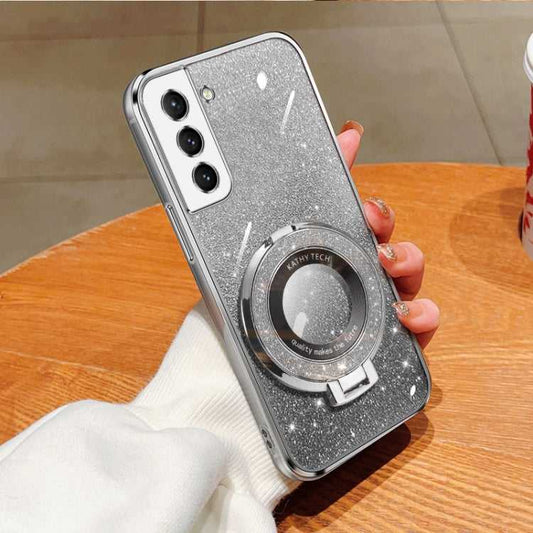 Glitzer TPU Handyhülle mit Ständer für Samsung Galaxy S21 5G | S21+ 5G | S21 Ultra 5G | S20 Ultra | S20 | S20+