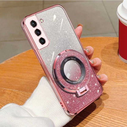 Glitzer TPU Handyhülle mit Ständer für Samsung Galaxy S21 5G | S21+ 5G | S21 Ultra 5G | S20 Ultra | S20 | S20+