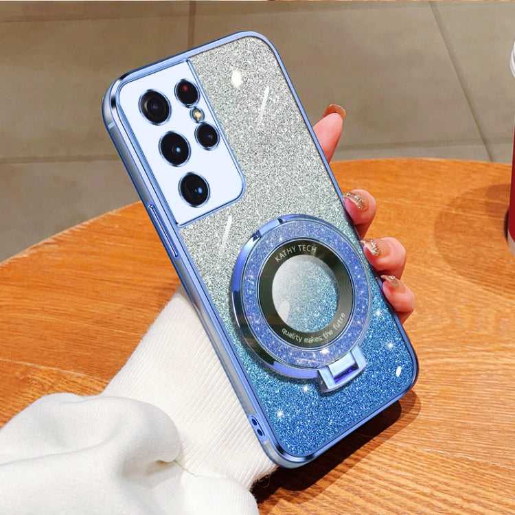 Glitzer TPU Handyhülle mit Ständer für Samsung Galaxy S21 5G | S21+ 5G | S21 Ultra 5G | S20 Ultra | S20 | S20+