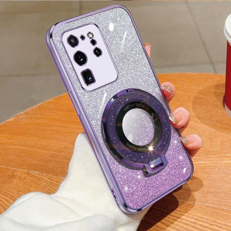 Glitzer TPU Handyhülle mit Ständer für Samsung Galaxy S21 5G | S21+ 5G | S21 Ultra 5G | S20 Ultra | S20 | S20+