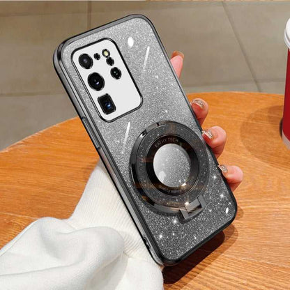 Glitzer TPU Handyhülle mit Ständer für Samsung Galaxy S21 5G | S21+ 5G | S21 Ultra 5G | S20 Ultra | S20 | S20+