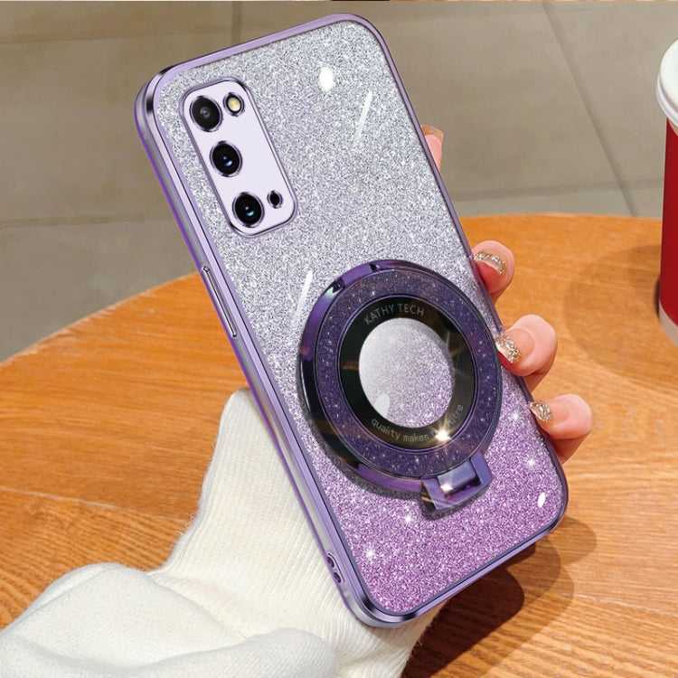 Glitzer TPU Handyhülle mit Ständer für Samsung Galaxy S21 5G | S21+ 5G | S21 Ultra 5G | S20 Ultra | S20 | S20+