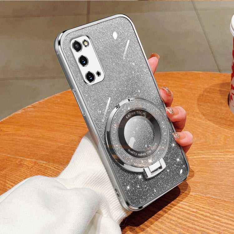 Glitzer TPU Handyhülle mit Ständer für Samsung Galaxy S21 5G | S21+ 5G | S21 Ultra 5G | S20 Ultra | S20 | S20+