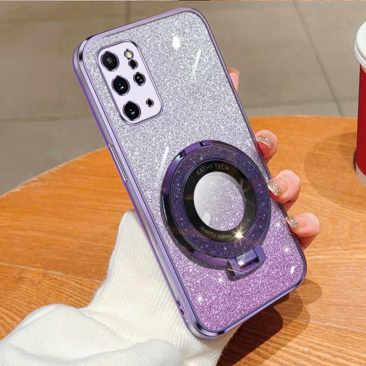 Glitzer TPU Handyhülle mit Ständer für Samsung Galaxy S21 5G | S21+ 5G | S21 Ultra 5G | S20 Ultra | S20 | S20+