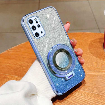 Glitzer TPU Handyhülle mit Ständer für Samsung Galaxy S21 5G | S21+ 5G | S21 Ultra 5G | S20 Ultra | S20 | S20+