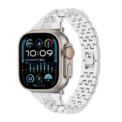 Strass Glitzer Armband für Apple Watch SE 2023 44mm | Ultra 2 49mm | Series 9 45mm | Ultra 49mm | 8 45mm | SE 2022 44mm