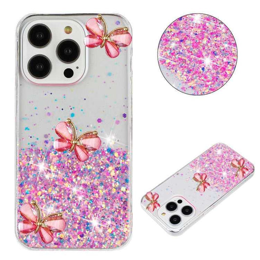 Glitzer TPU Handyhülle für iPhone 16 | 15 | Plus | Pro | Pro Max