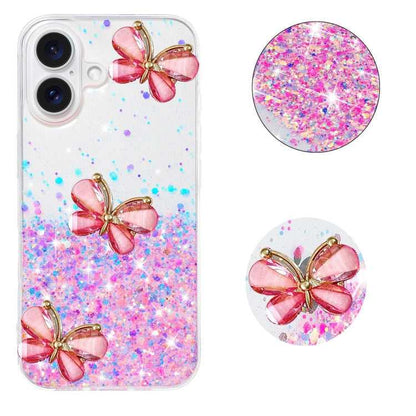 Glitzer TPU Handyhülle für iPhone 16 | 15 | Plus | Pro | Pro Max
