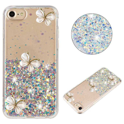 Glitzer TPU Handyhülle für iPhone 14 | 13 | 7 | 8 | SE 2022 | Plus | Pro | Pro Max