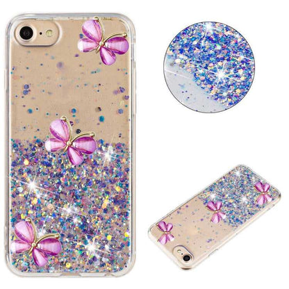 Glitzer TPU Handyhülle für iPhone 14 | 13 | 7 | 8 | SE 2022 | Plus | Pro | Pro Max