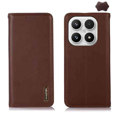 KHAZNEH Genuine Leather Phone Case for Xiaomi Series 17 | Series 15