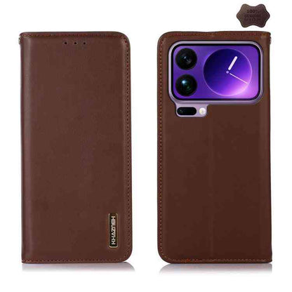 KHAZNEH Genuine Leather Phone Case for Xiaomi Series 17 | Series 15