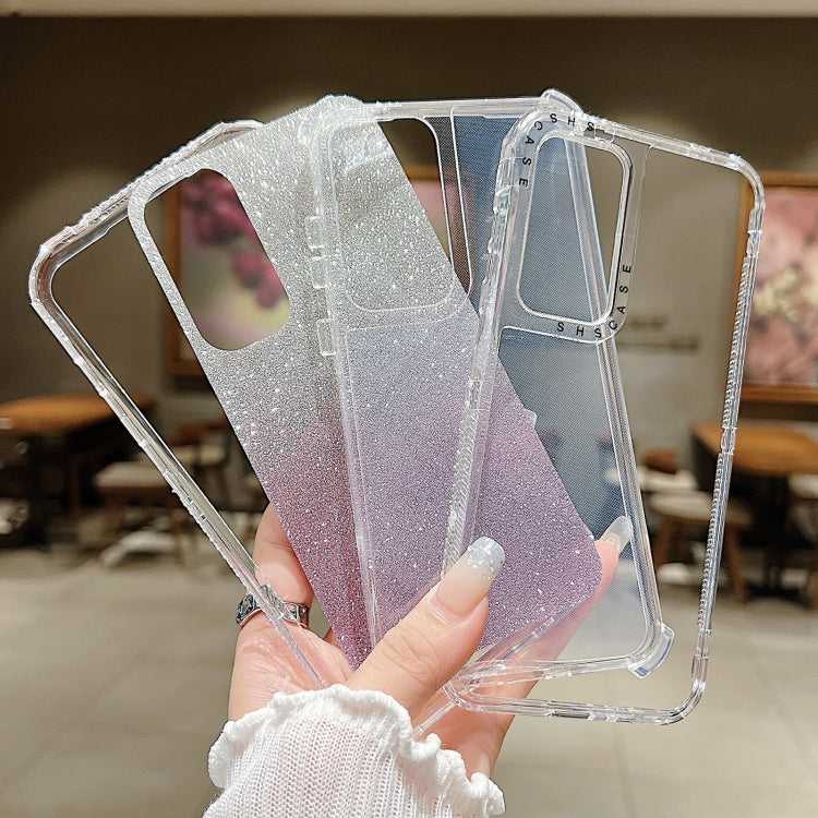 TPU + PC Glitzer Handyhülle 360 Grad für Samsung Galaxy A55 5G