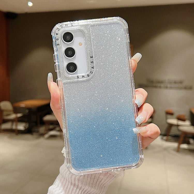 TPU + PC Glitzer Handyhülle 360 Grad für Samsung Galaxy A55 5G