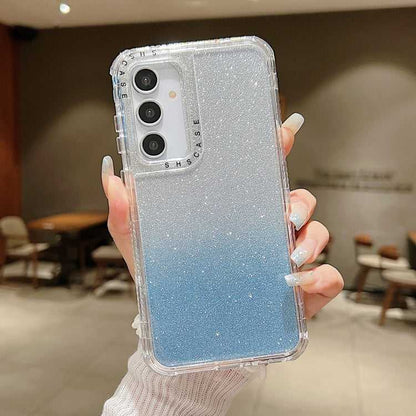 TPU + PC Glitzer Handyhülle 360 Grad für Samsung Galaxy A55 5G