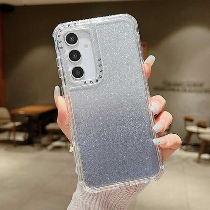 TPU + PC Glitzer Handyhülle 360 Grad für Samsung Galaxy A55 5G