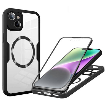MagSafe-Telefonhülle mit CD-Textur, For iPhone 15, For iPhone 14 Plus, For iPhone 14, For iPhone 14 Pro