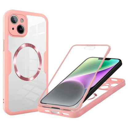 MagSafe-Telefonhülle mit CD-Textur, For iPhone 15, For iPhone 14 Plus, For iPhone 14, For iPhone 14 Pro