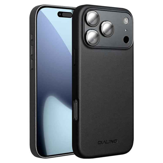 QIALINO Technik-Leder Handyhülle für Apple iPhone Serie 17
