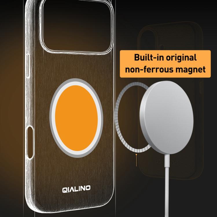 QIALINO Tech Leather Phone Case for Apple iPhone 17 Series