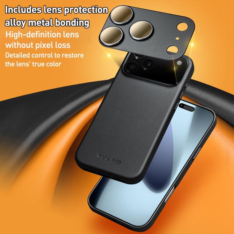 QIALINO Tech Leather Phone Case for Apple iPhone 17 Series