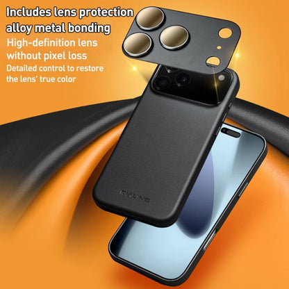 QIALINO Tech Leather Phone Case for Apple iPhone 17 Series