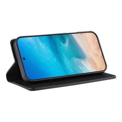 Vegan Leather Phone Case with Stitched Line, Magnetic RFID Protection, and RFID Technology, For Samsung Galaxy S26+ 5G, For Samsung Galaxy S26 Edge 5G, For Samsung Galaxy S26 Ultra 5G, For Samsung Galaxy S26 5G