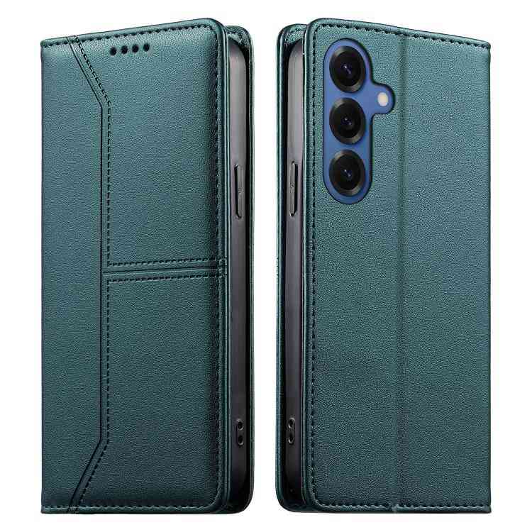 Vegan Leather Phone Case with Stitched Line, Magnetic RFID Protection, and RFID Technology, For Samsung Galaxy S26+ 5G, For Samsung Galaxy S26 Edge 5G, For Samsung Galaxy S26 Ultra 5G, For Samsung Galaxy S26 5G