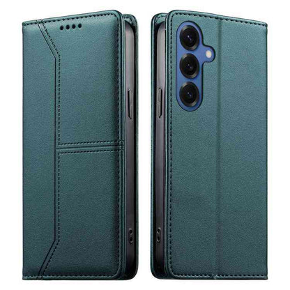 Vegan Leather Phone Case with Stitched Line, Magnetic RFID Protection, and RFID Technology, For Samsung Galaxy S26+ 5G, For Samsung Galaxy S26 Edge 5G, For Samsung Galaxy S26 Ultra 5G, For Samsung Galaxy S26 5G