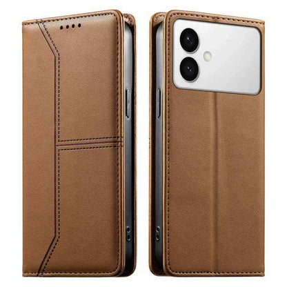 Vegan Leather Phone Case with Stitched Line, Magnetic RFID Protection, and RFID Technology, For Samsung Galaxy S26+ 5G, For Samsung Galaxy S26 Edge 5G, For Samsung Galaxy S26 Ultra 5G, For Samsung Galaxy S26 5G