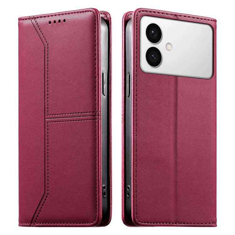 Vegan Leather Phone Case with Stitched Line, Magnetic RFID Protection, and RFID Technology, For Samsung Galaxy S26+ 5G, For Samsung Galaxy S26 Edge 5G, For Samsung Galaxy S26 Ultra 5G, For Samsung Galaxy S26 5G