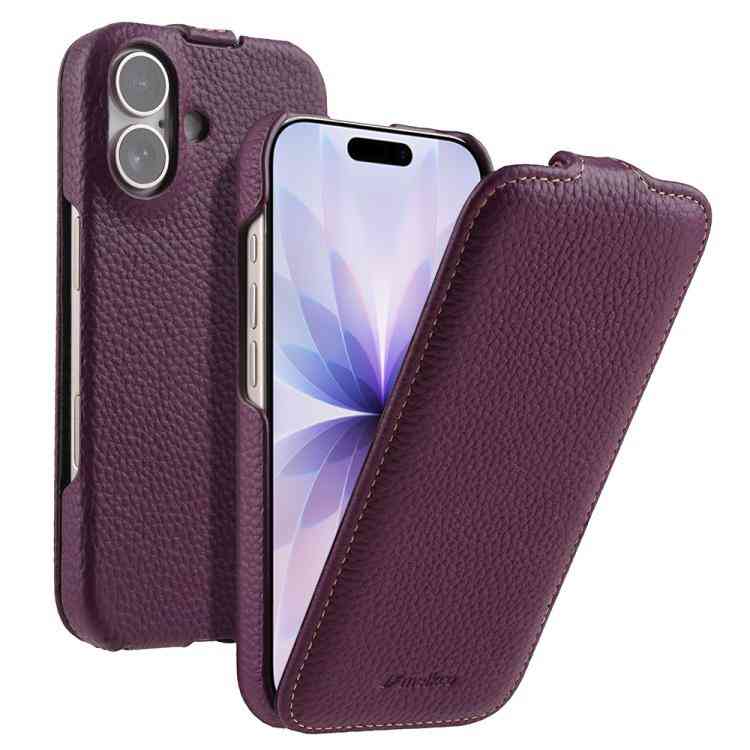 Melkco MagSafe Echtleder Flipcase für iPhone Serie 17