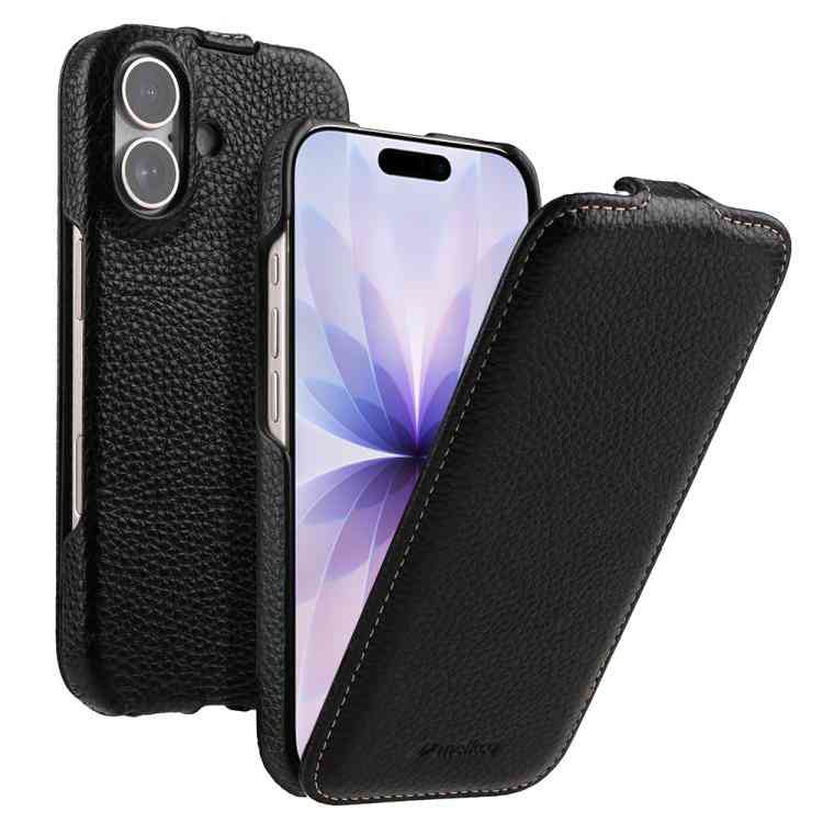Melkco MagSafe Echtleder Flipcase für iPhone Serie 17