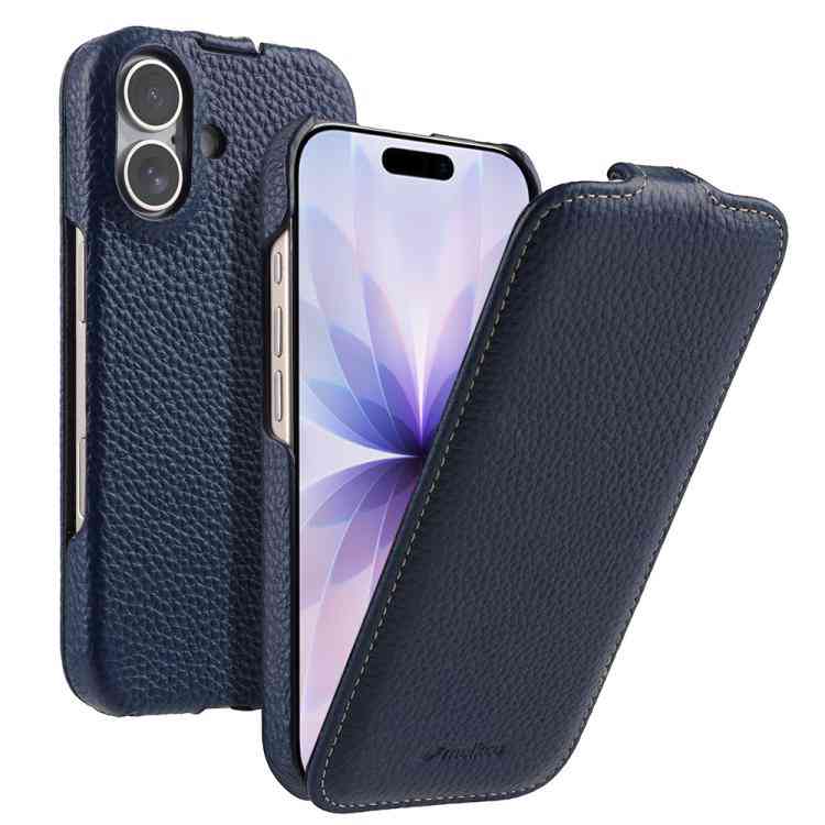 Melkco MagSafe Echtleder Flipcase für iPhone Serie 17
