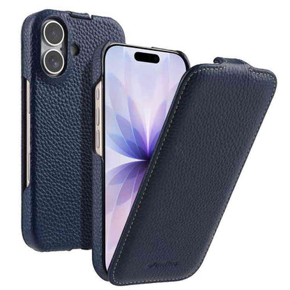 Melkco MagSafe Echtleder Flipcase für iPhone Serie 17