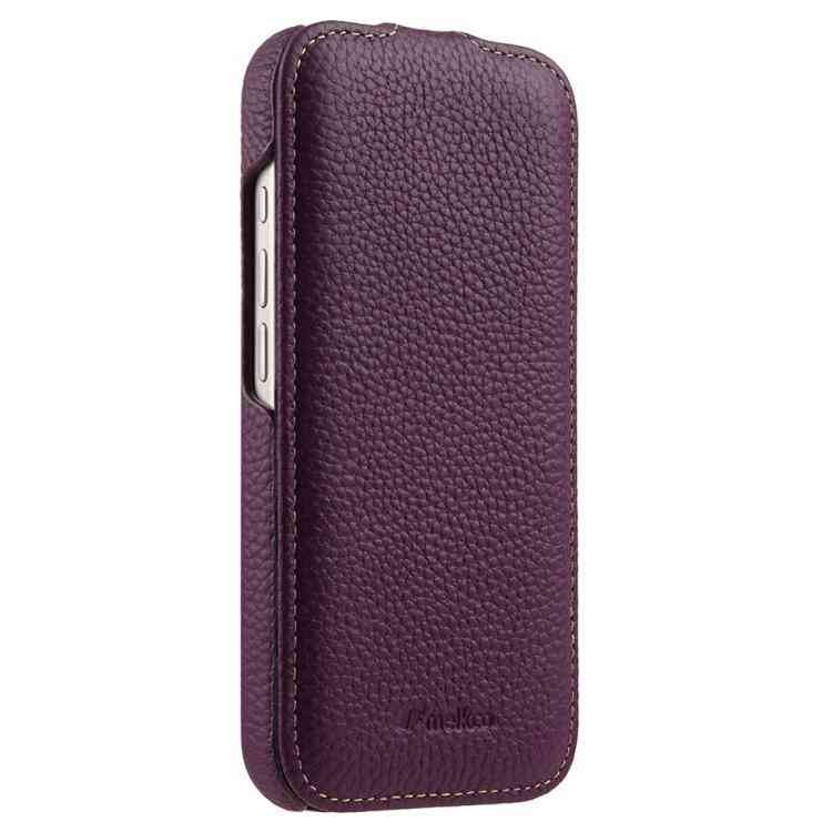 Melkco MagSafe Echtleder Flipcase für iPhone Serie 17