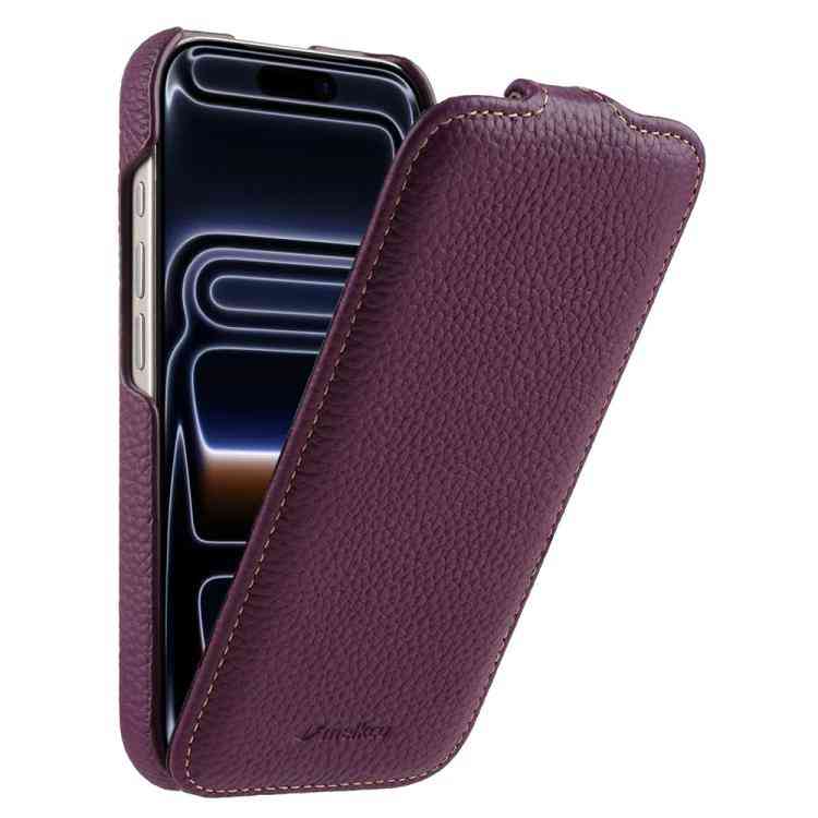 Melkco MagSafe Echtleder Flipcase für iPhone Serie 17