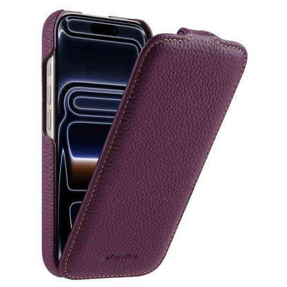 Melkco MagSafe Echtleder Flipcase für iPhone Serie 17